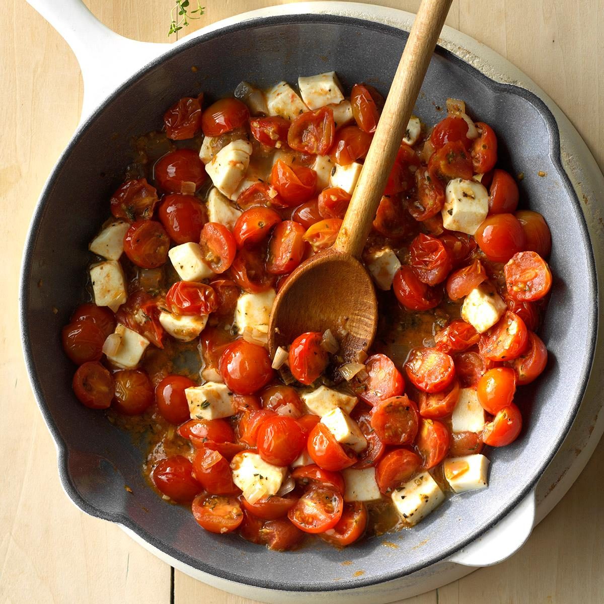 Cherry Tomatoes and Mozzarella