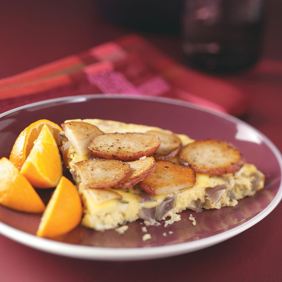 Potato & Red Onion Frittata