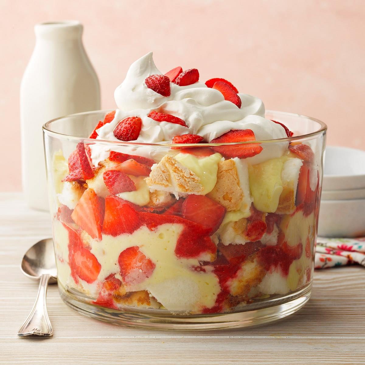 Lemon Strawberry Trifle