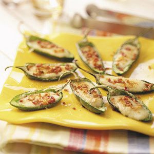 Grilled Cheese-Stuffed Jalapenos