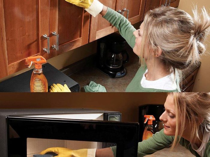 cleaning grease