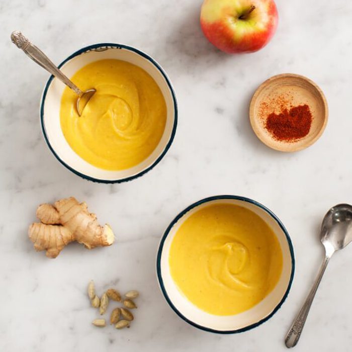 Ginger apple pumpkin soup