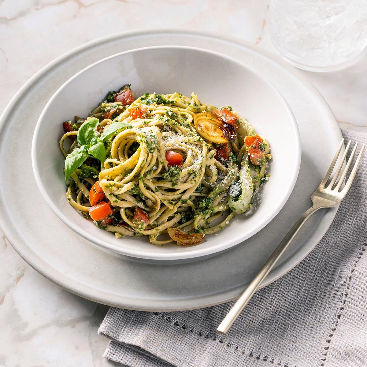 Kale Pesto Pasta