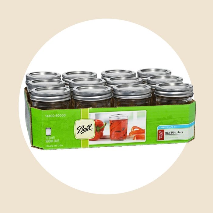 Ball 8oz 12pk Glass Regular Mouth Mason Jar With Lid And Band Ecomm Target.com