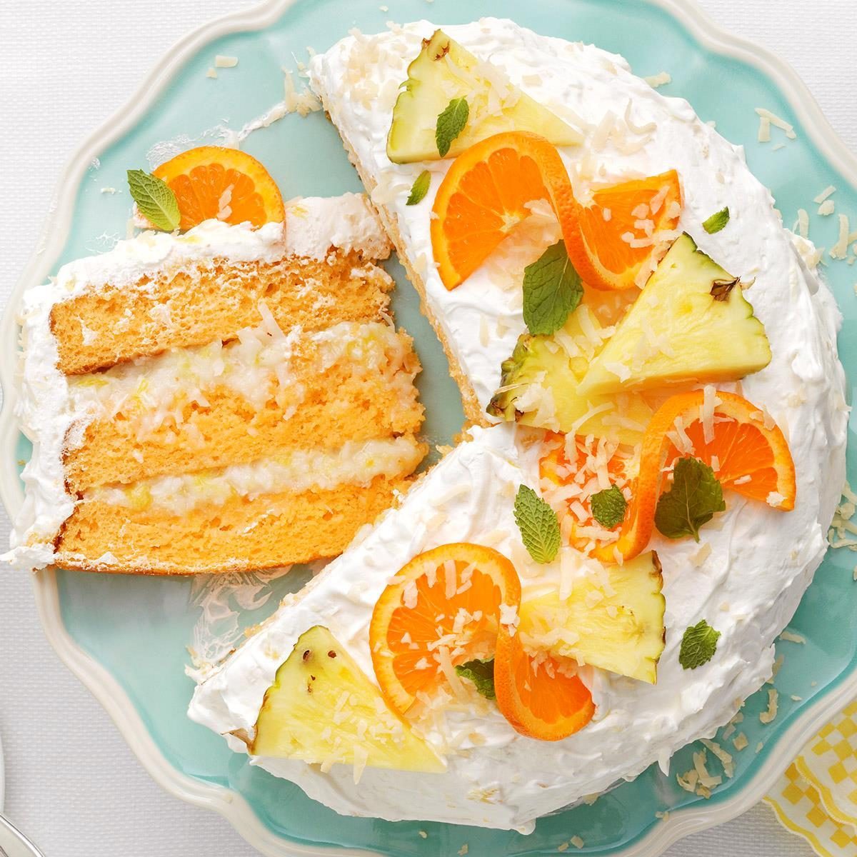 Hawaiian Sunset Cake 