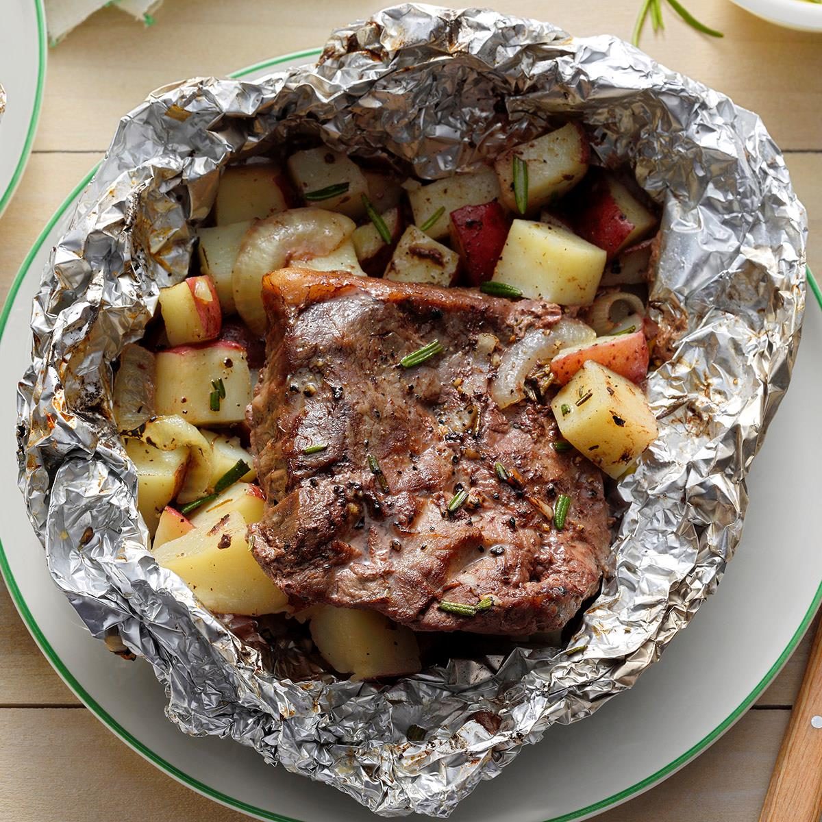 Steak And Potato Foil Packs