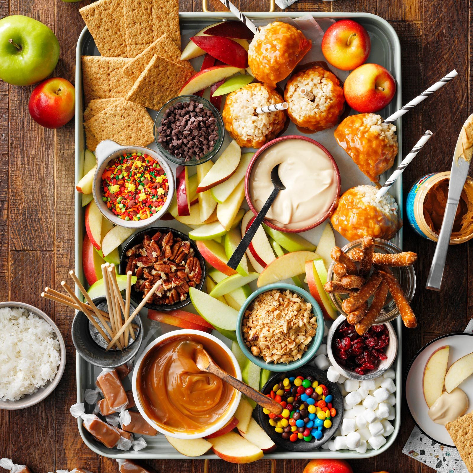 How to Make a Caramel Apple Charcuterie Board