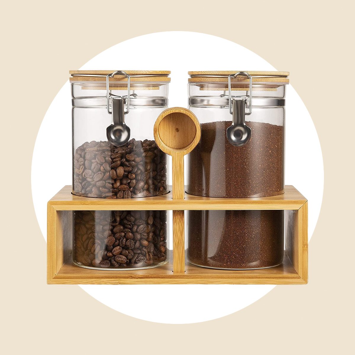 Yangabaga Glass Coffee Containers