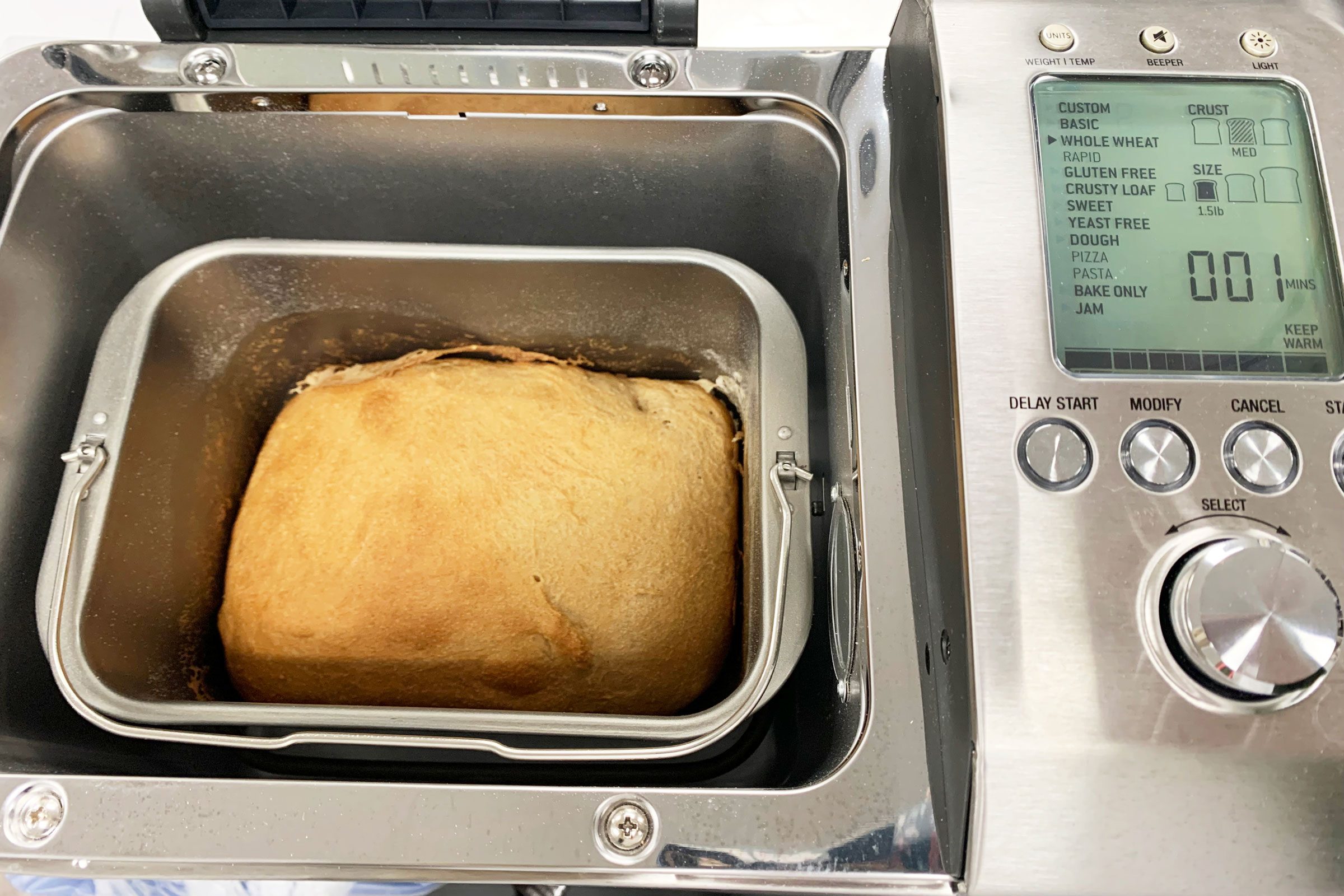 Breville Bread Maker Wheat In Pan