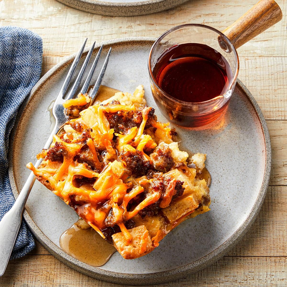 Sausage & Pancakes Casserole