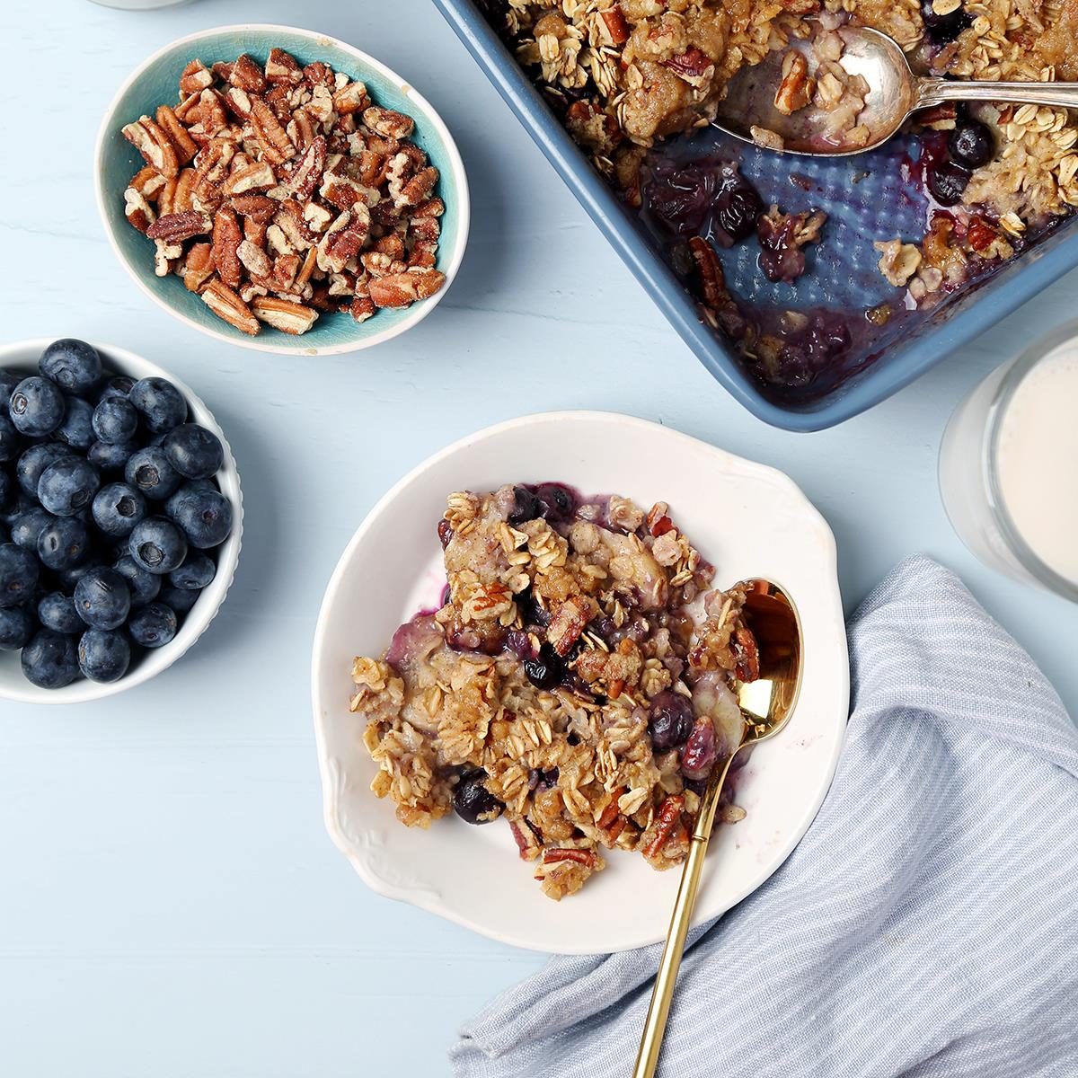 Blueberry Baked Oatmeal