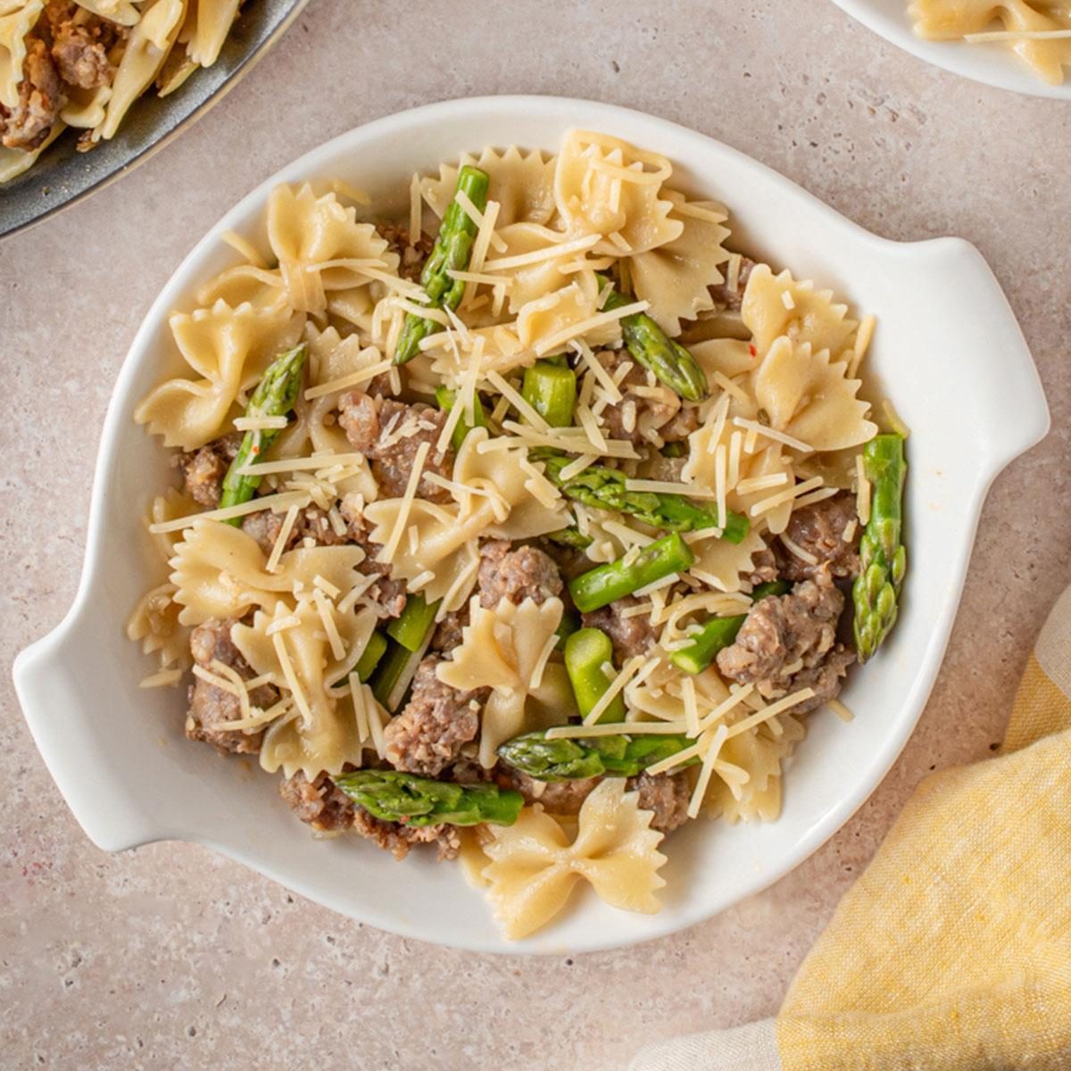Sausage Asparagus Pasta