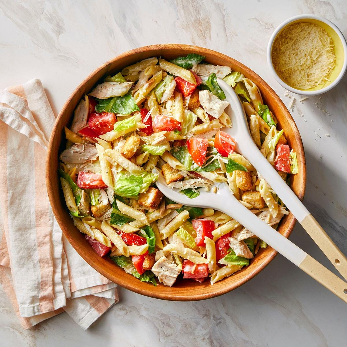Chicken Caesar Pasta Salad