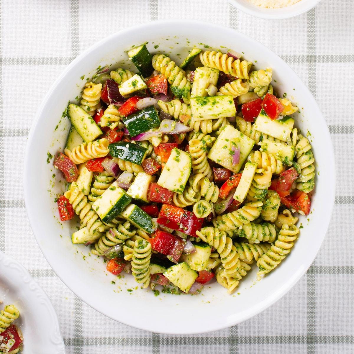 Garden Pesto Pasta Salad