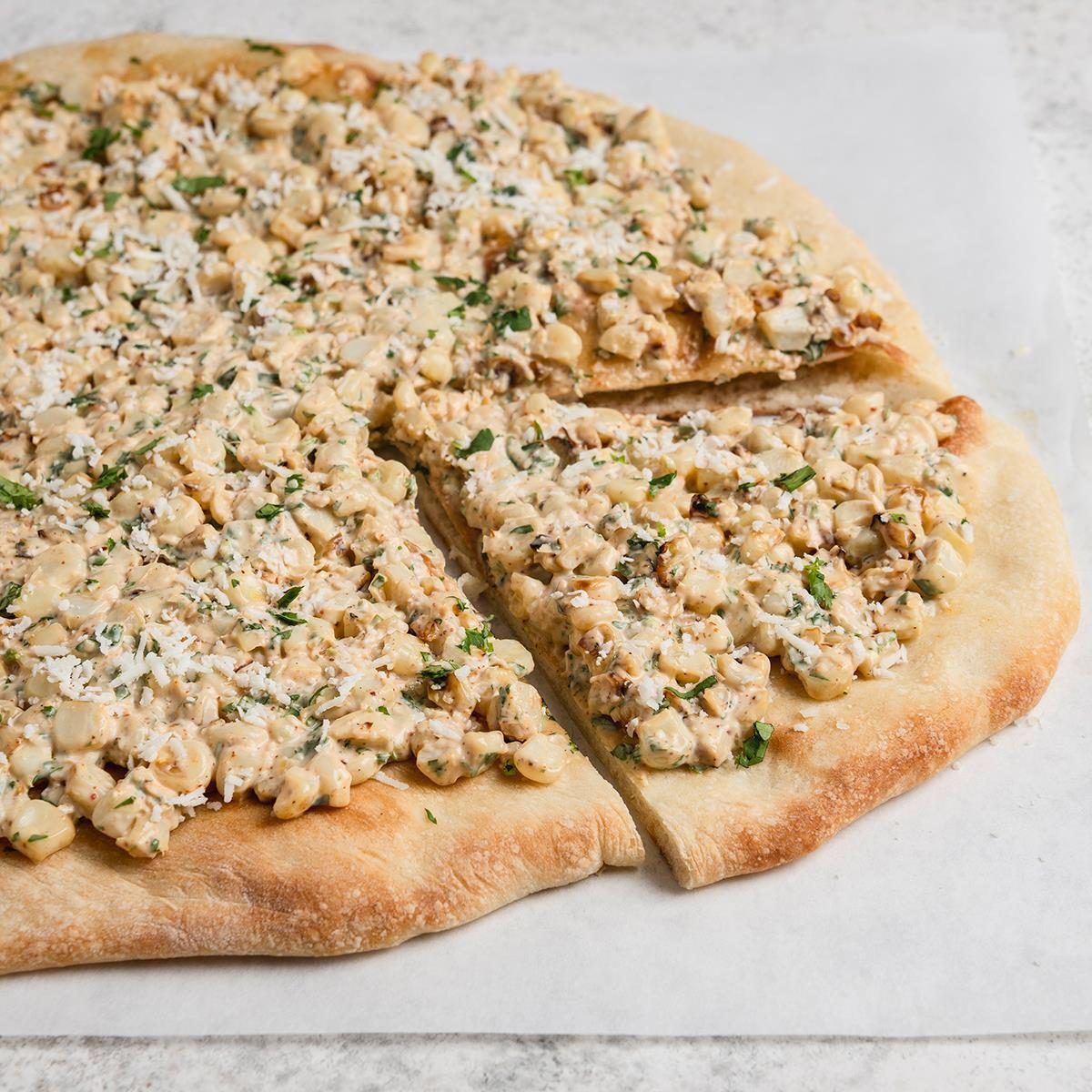 Grilled Elote Flatbread
