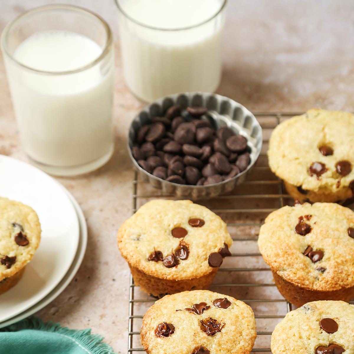 Chocolate Chip Muffins with Sour Cream