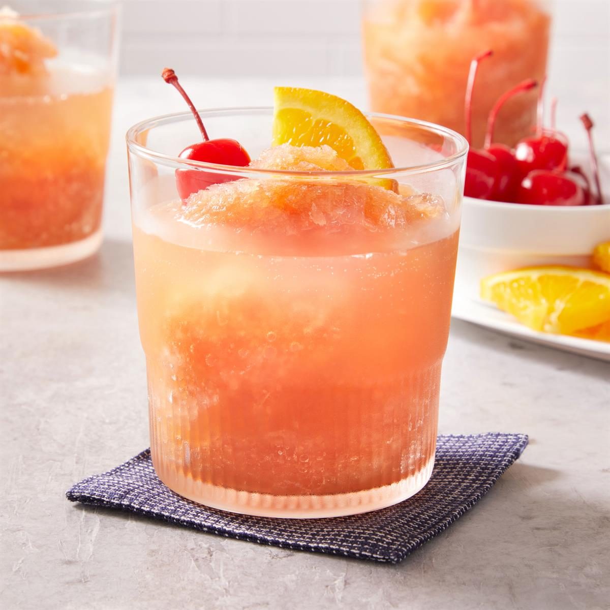 Frozen Brandy Old-Fashioneds