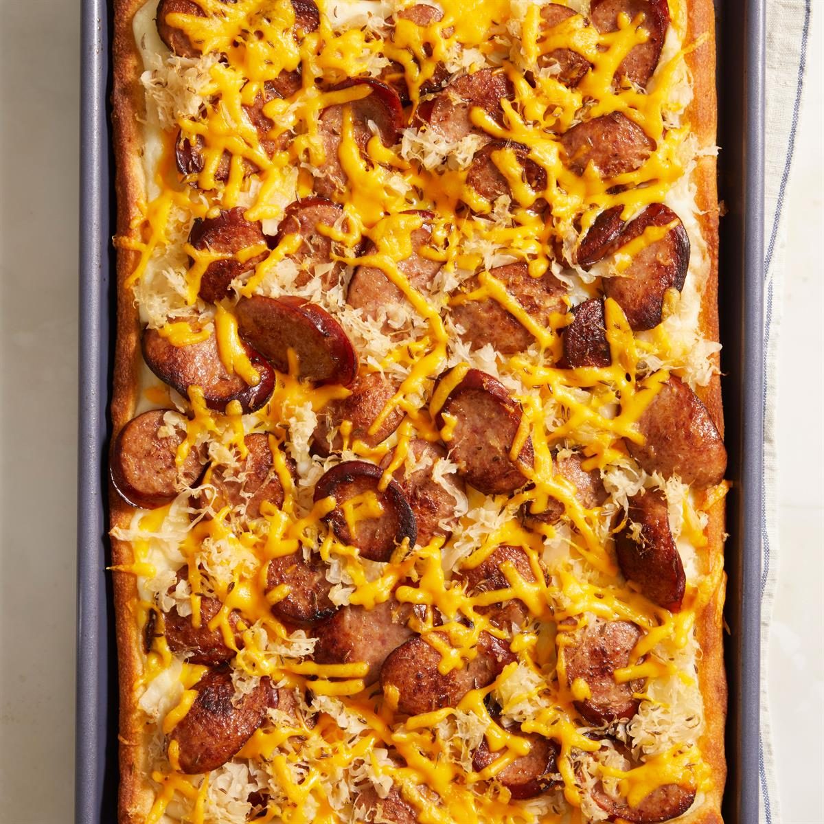 German Oktoberfest Pizza