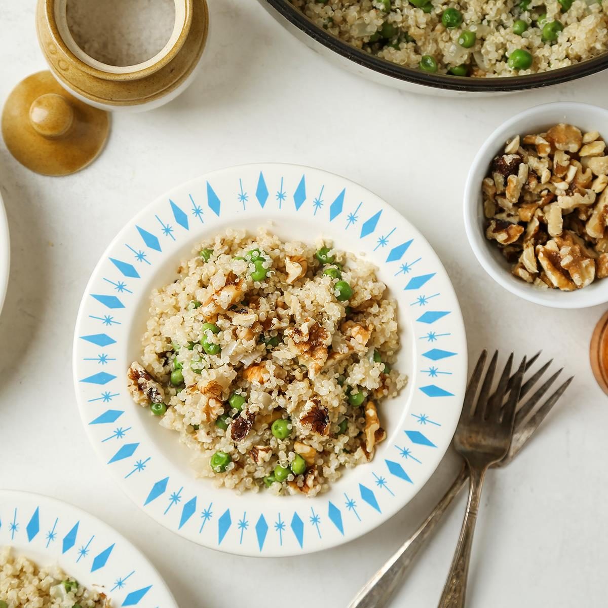 Quinoa with Peas and Onion
